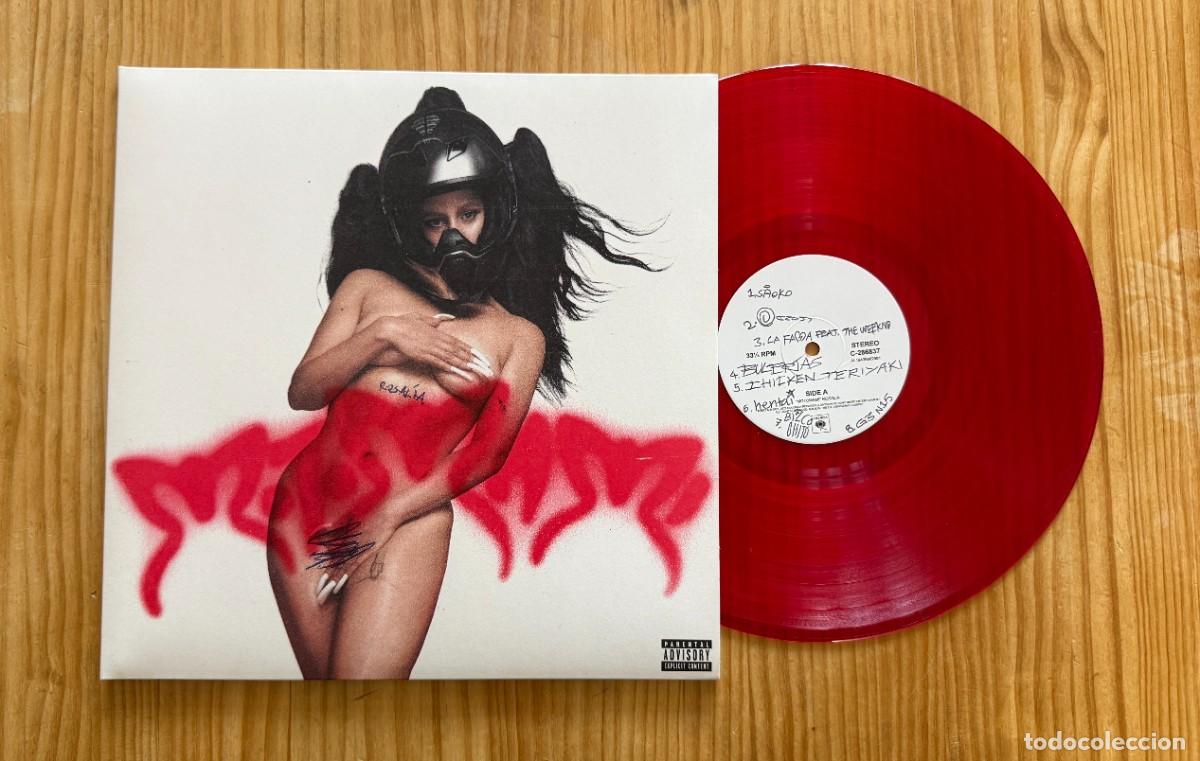 Disques de vinyle: Rosal&iacute;a - Motomami (Red Vinyl, Poster). Spain 2022
