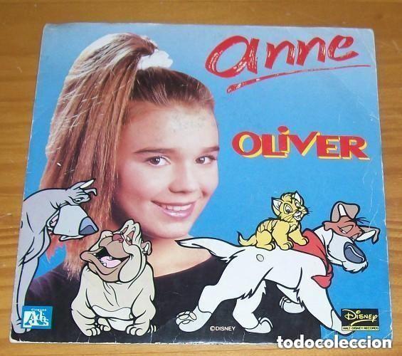 Discos de vinilo: ANNE -SINGLE VINILO 7''- OLIVER DISNEY BSO OST EDICION FRANCESA