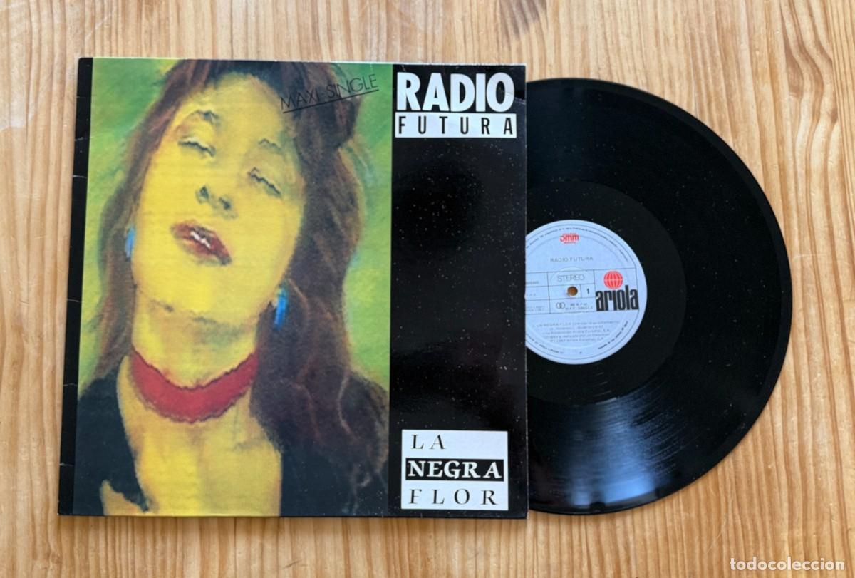Disques de vinyle: Radio Futura &lrm;&ndash; La Negra Flor. Spain 1987
