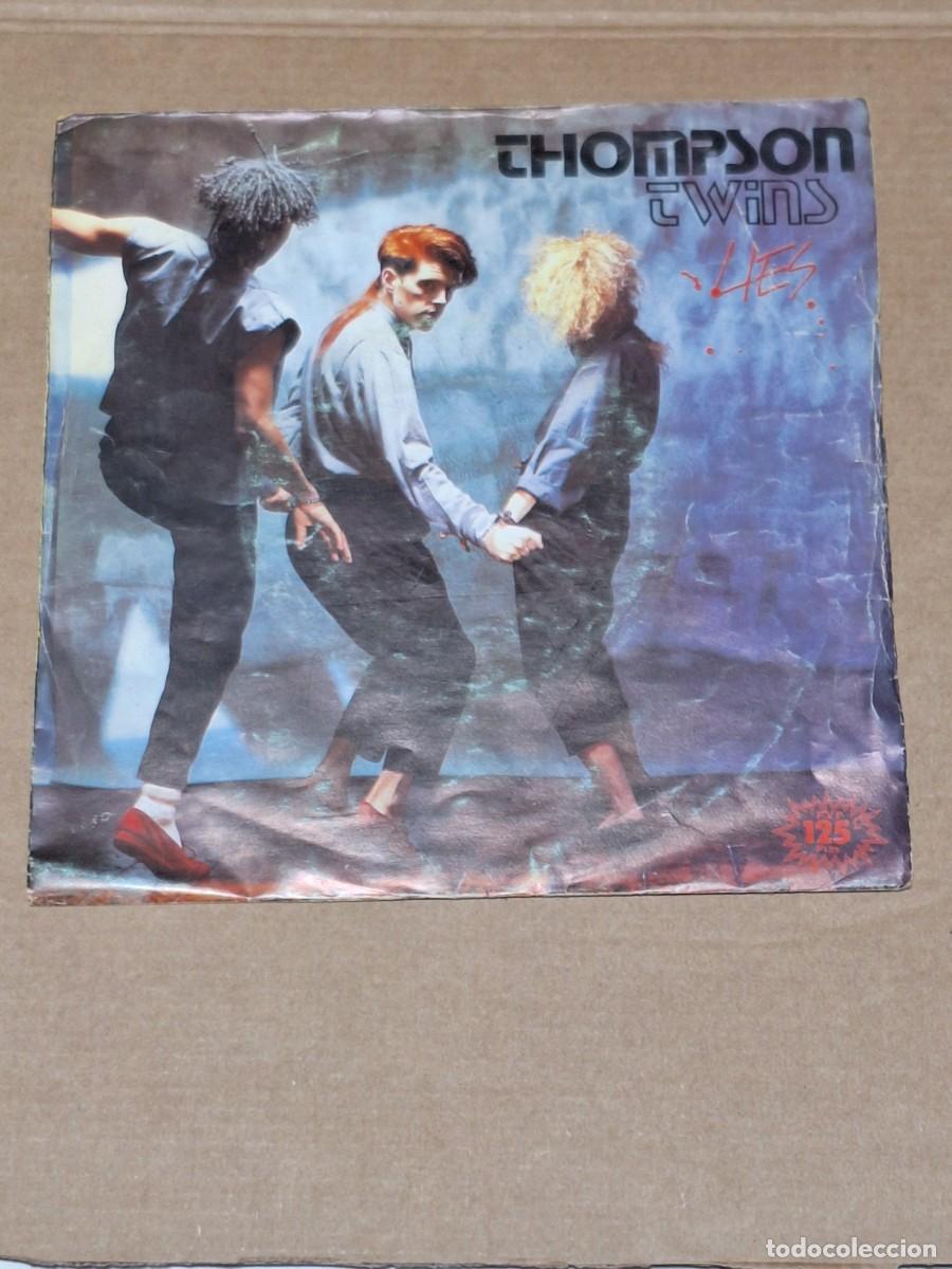 Discos de vinilo: Thompson Twins &lrm;&ndash; Lies 7 single Arista &ndash; B-104.832
