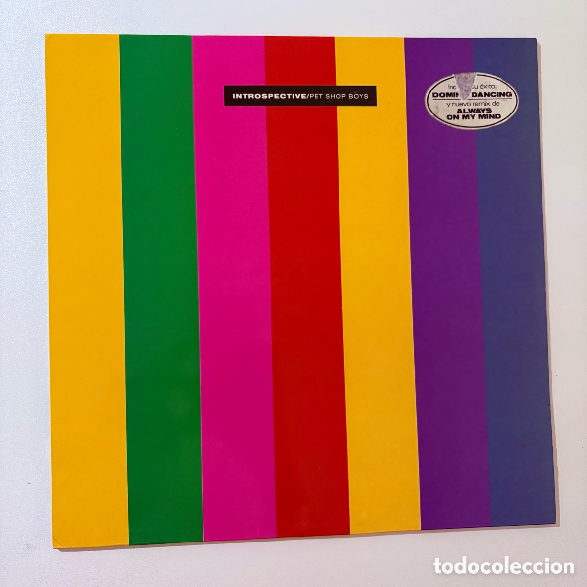 Discos de vinilo: lp Pet Shop Boys &ndash; Introspective edicion espa&ntilde;ola de 1988