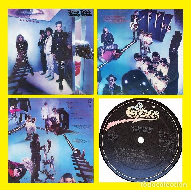 Discos de vinilo: CHEAP TRICK / all shook up 1980 COMPLETA EDIC ORIG EPIC + ENCARTE !! EXC