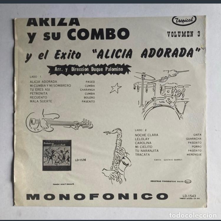 Discos de vinilo: Ariza y su Combo LP ORIGINAL - Foto 2