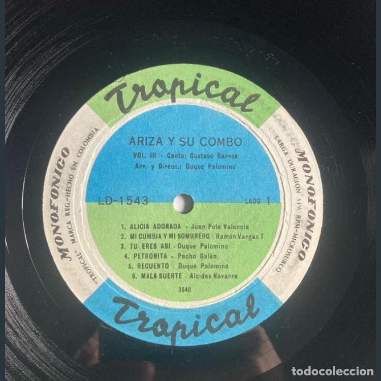 Discos de vinilo: Ariza y su Combo LP ORIGINAL - Foto 3