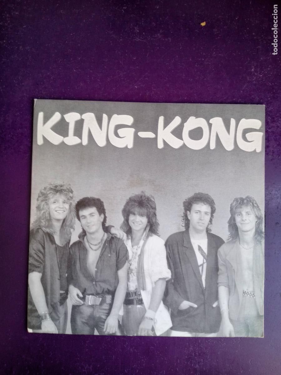 Discos de vinilo: King-Kong &ndash; Tienes Gancho - Sg FONOMUSIC 1986 - HARD ROCK, HEAVY METAL, SIN APENAS USO