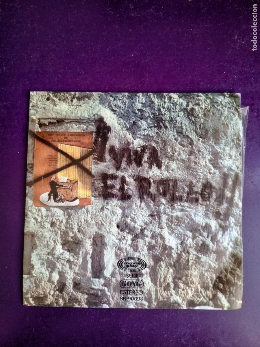 Discos de vinilo: VIVA EL ROLLO SG MOVIEPLAY GONG 1976 MARISCAL ROMERO - JUMPING JACK FLASH - THE MOON - ROCK N ROLL