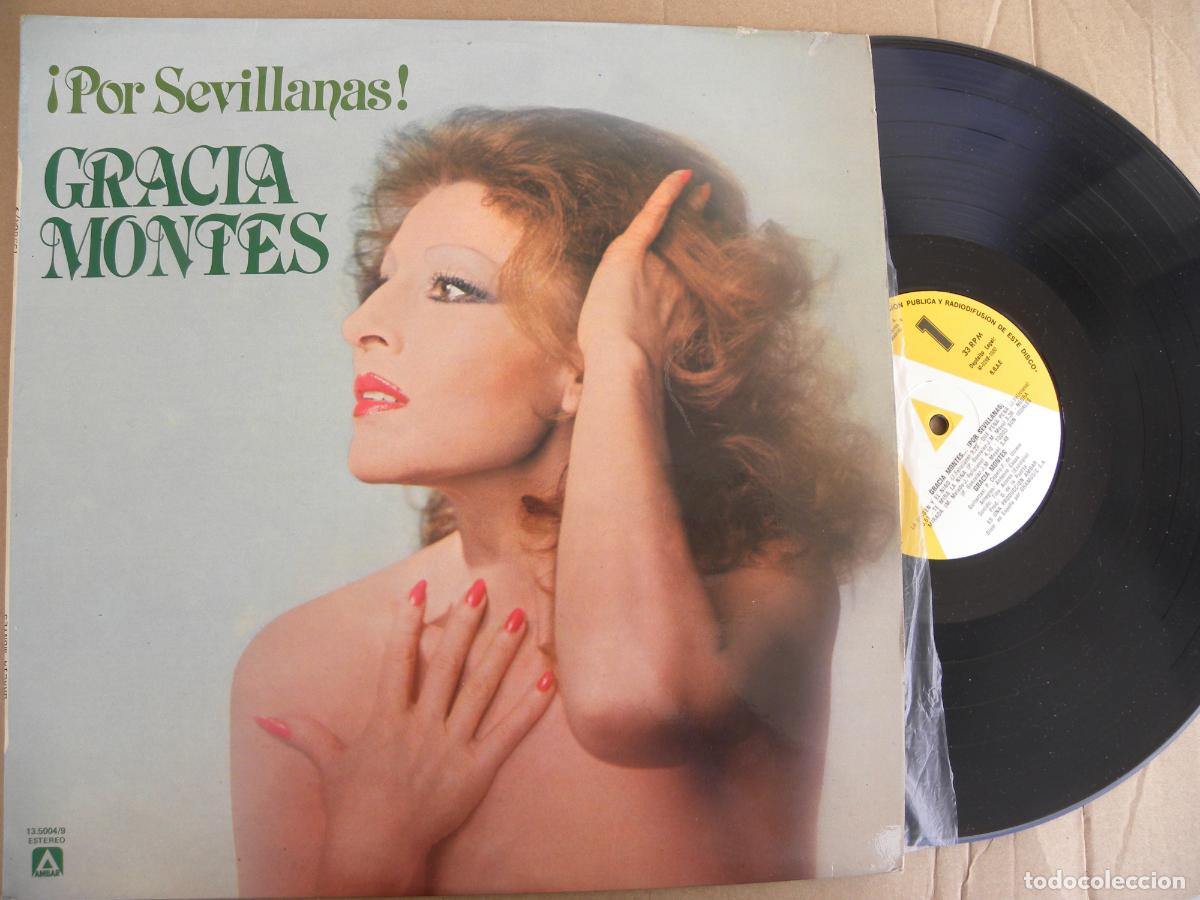 Discos de vinilo: GRACIA MONTES POR SEVILLANAS -LP 1980 -BUEN ESTADO