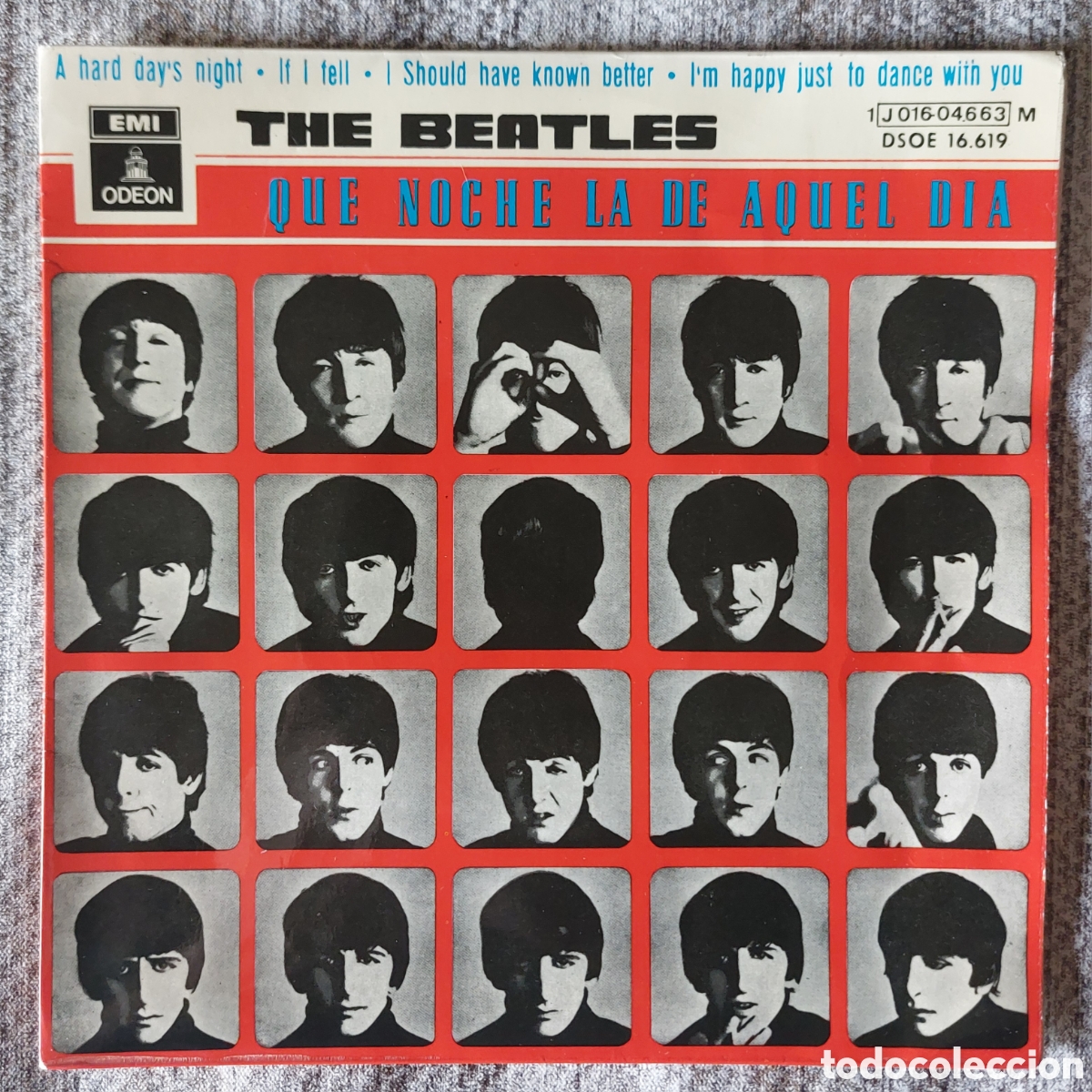 Discos de vinilo: BEATLES - QUE NOCHE LA DE AQUEL D&Iacute;A
