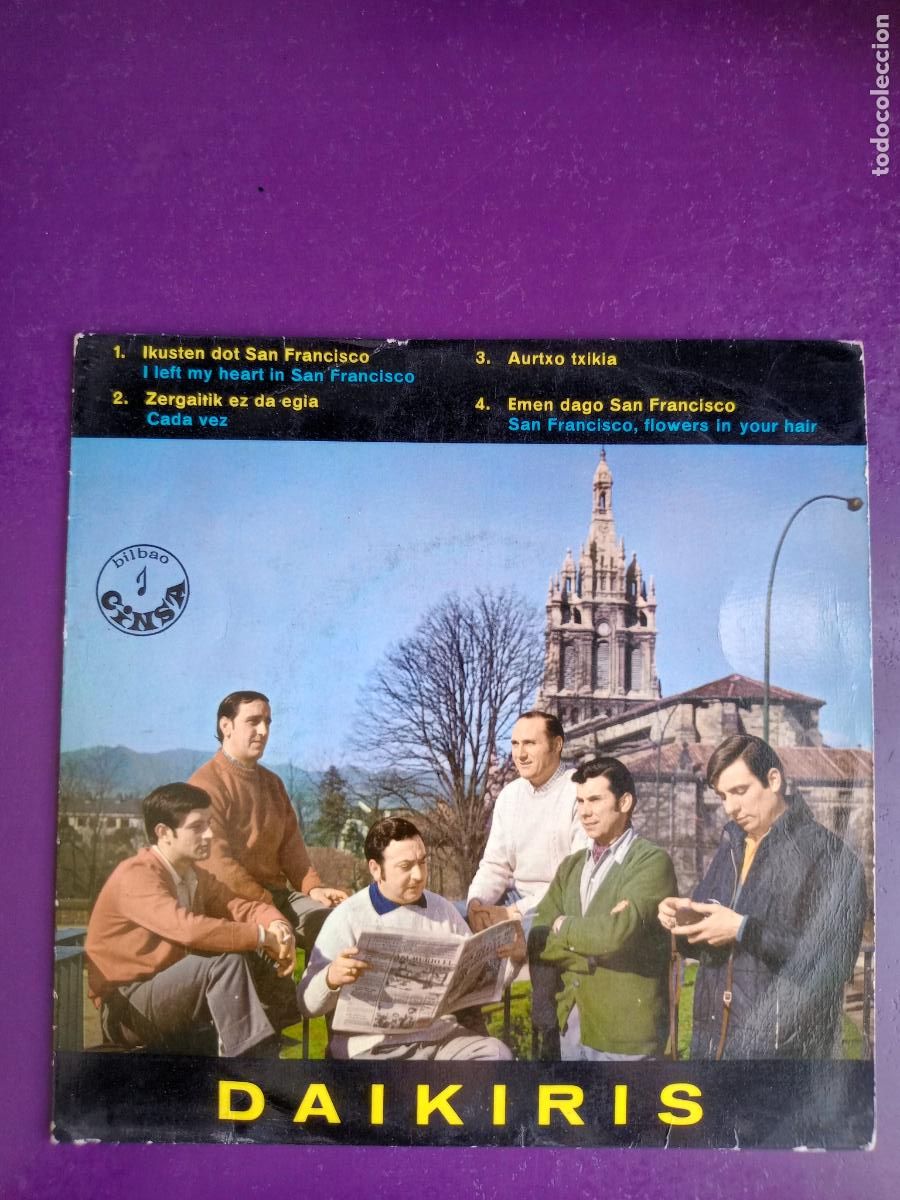 Discos de vinilo: ORQUESTA LOS DAIKIRIS. IKUSTEN DOT SAN FRANCISCO +3 - EP CINSA 1968 - EUSKADI FOLK POP VASCO -