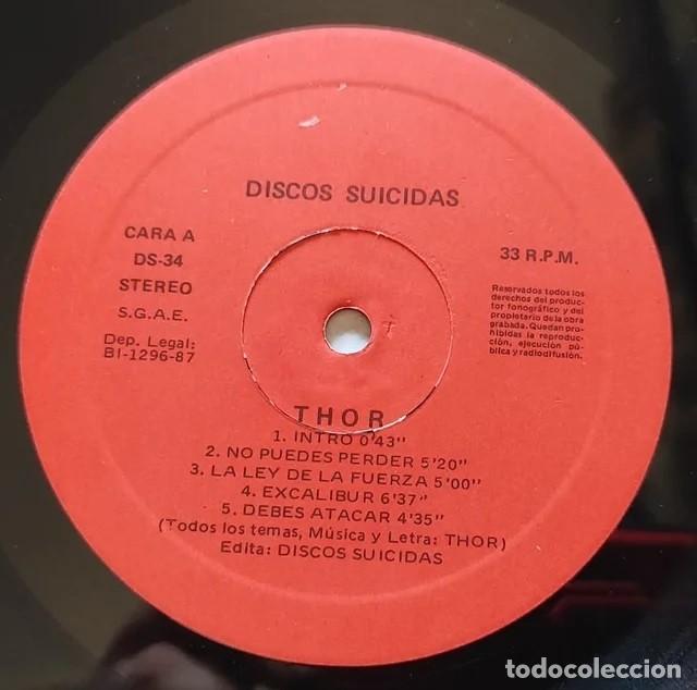 Discos de vinilo: THOR &lrm;&ndash; Thor - LP 1987 - Foto 4
