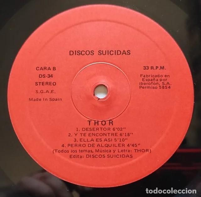 Discos de vinilo: THOR &lrm;&ndash; Thor - LP 1987 - Foto 5