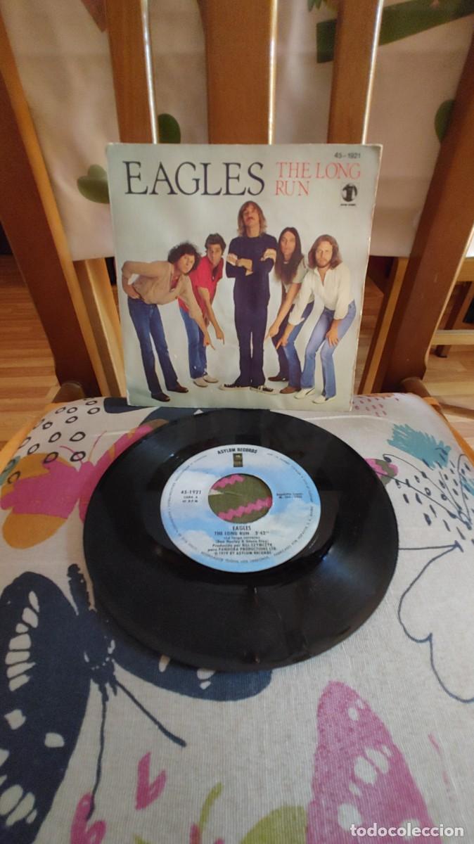 Discos de vinilo: EAGLES-SINGLE THE LONG RUN