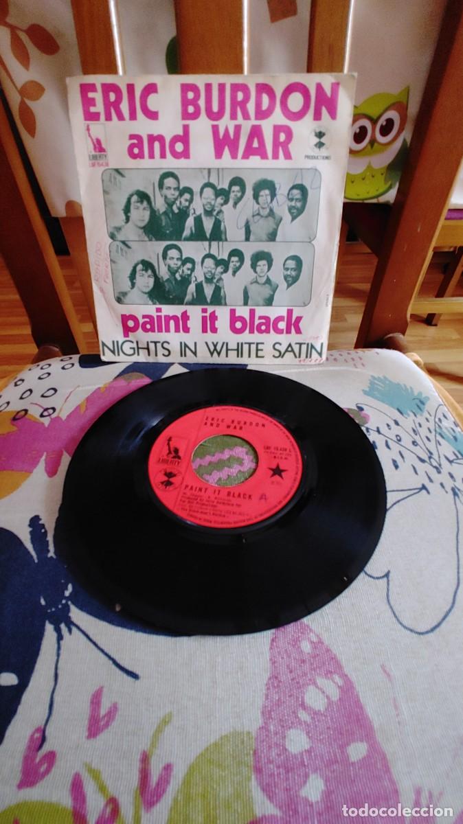 Discos de vinilo: ERIC BURDON AND WAR-SINGLE PAINT IT BLACK - Foto 1