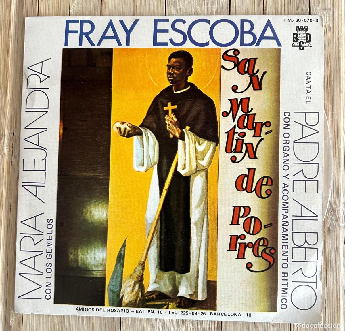 Discos de vinilo: FRAY ESCOBA - SAN MART&Iacute;N DE PORRES - MAR&Iacute;A ALEJANDRA Y LOS GEMELOS