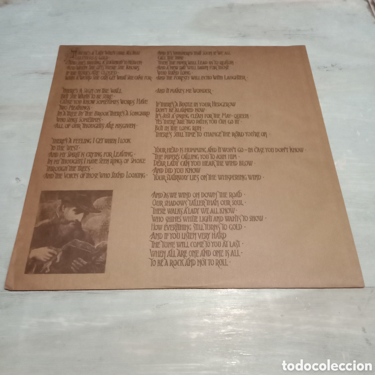 Discos de vinilo: LED ZEPPELIN - IV - LP GATEFOLD - Foto 6