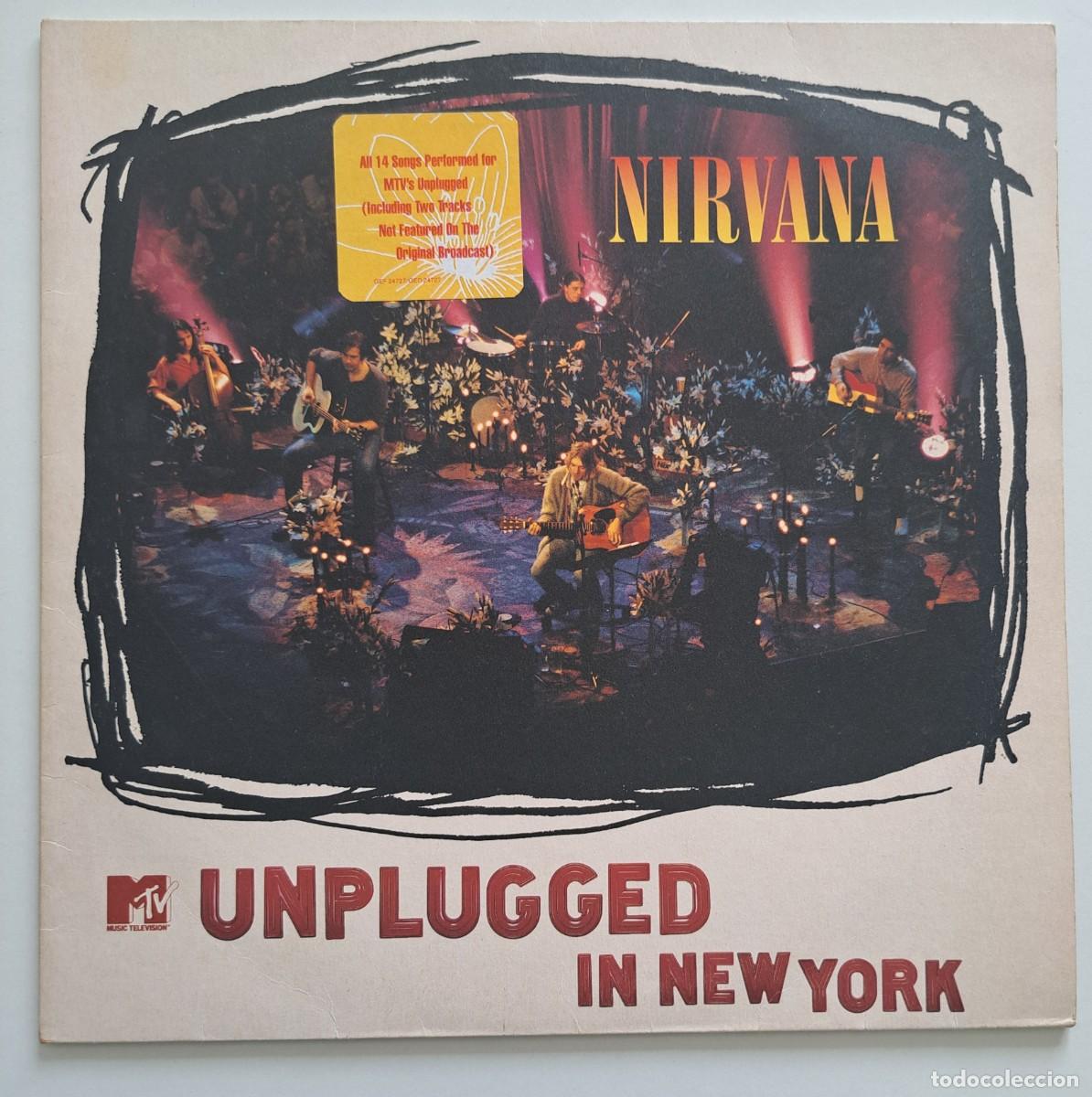 Discos de vinilo: NIRVANA - UNPLUGGED IN NEW YORK (VINILO BLANCO) - GEFFEN RECORDS &ndash; GEF-24727 - EUROPE 1994