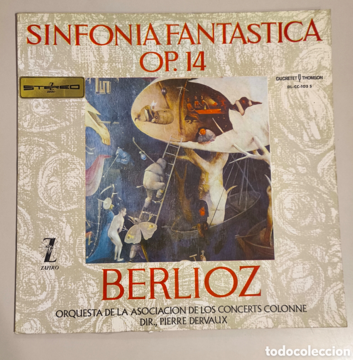 Discos de vinilo: BERLIOZ (SINFONIA FANTASTICA OP.14) LP a&ntilde;o 1963