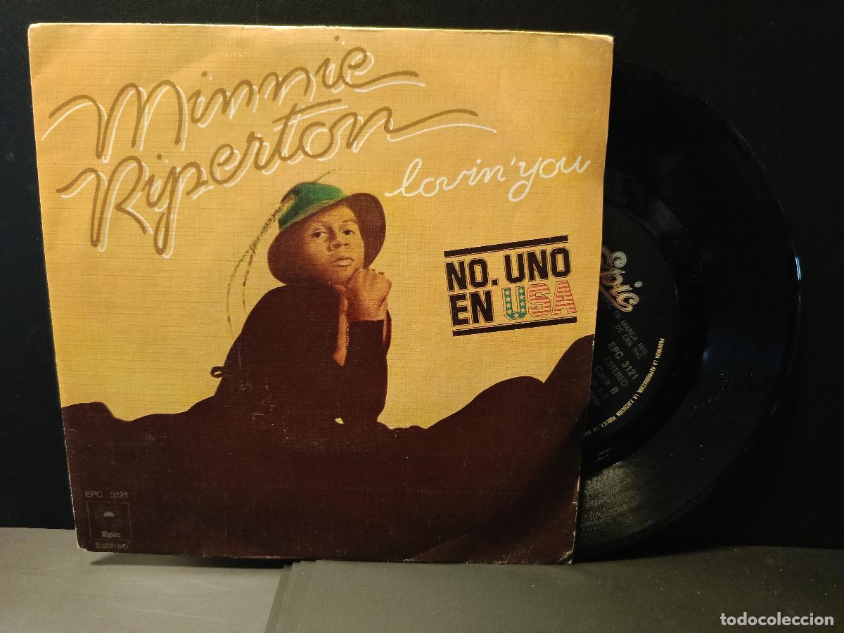 Discos de vinilo: Minnie Riperton - Lovin you ( Am&aacute;ndote) SINGLE 1975 PEPETO