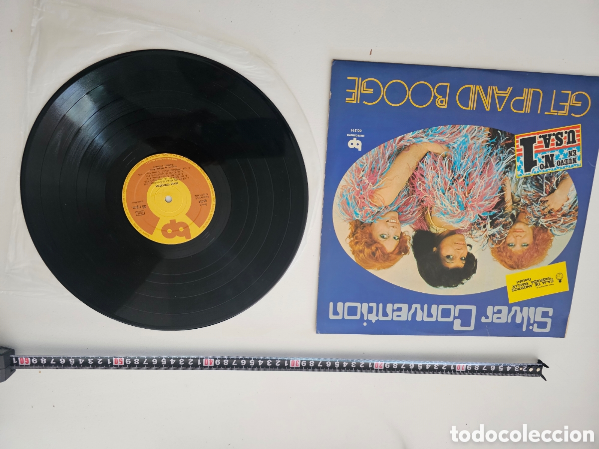 Discos de vinilo: Disco de vinilo de 33 RPM Silver Convention, Get up and Boogie 1976 Belter