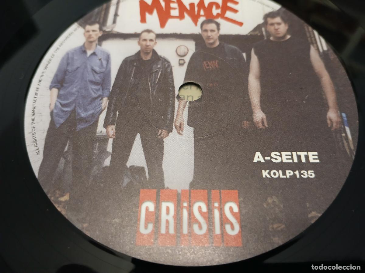 Discos de vinilo: Menace &ndash; Crisis- (2001) LP disco vinilo - Foto 3