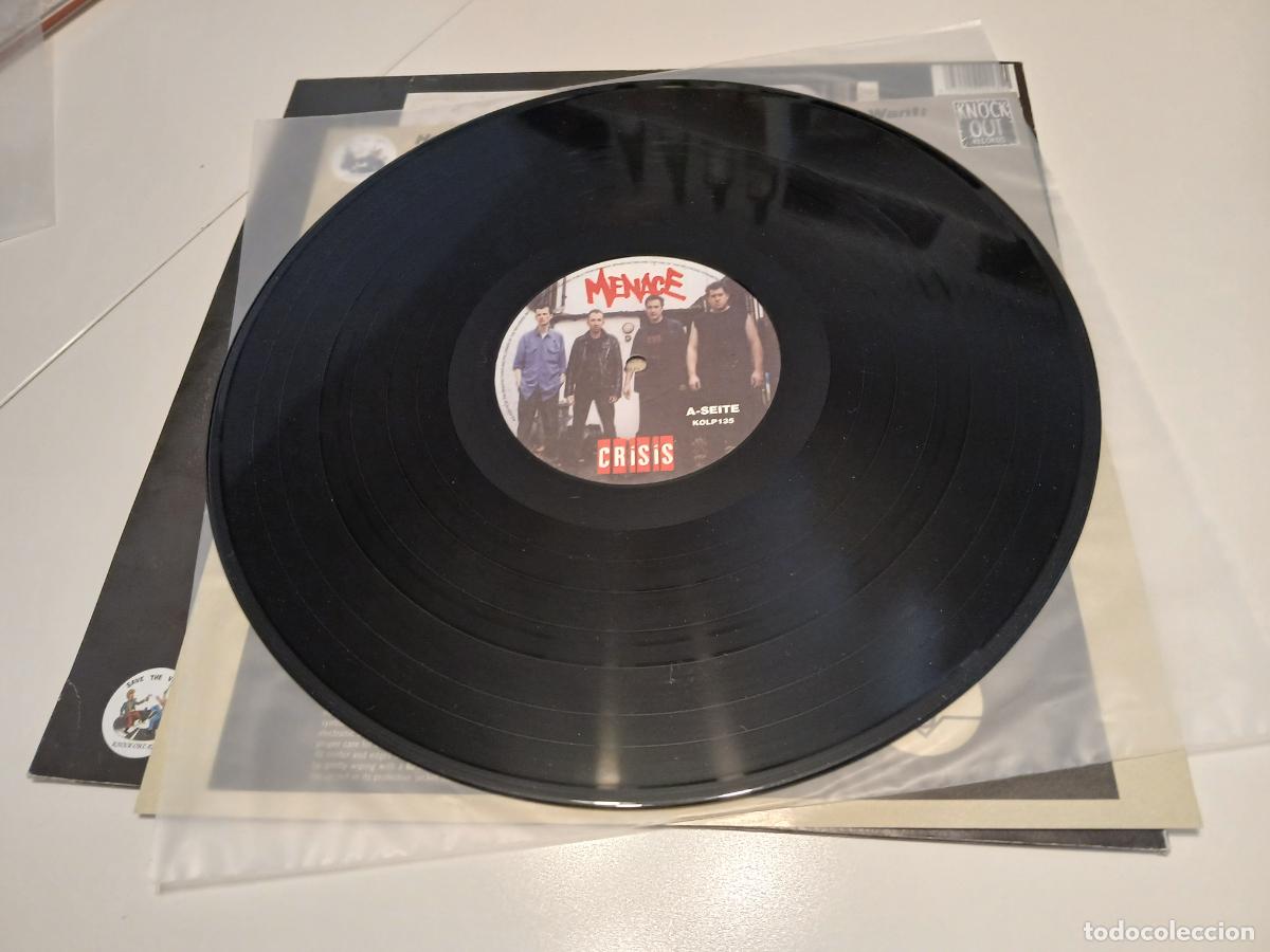 Discos de vinilo: Menace &ndash; Crisis- (2001) LP disco vinilo - Foto 4