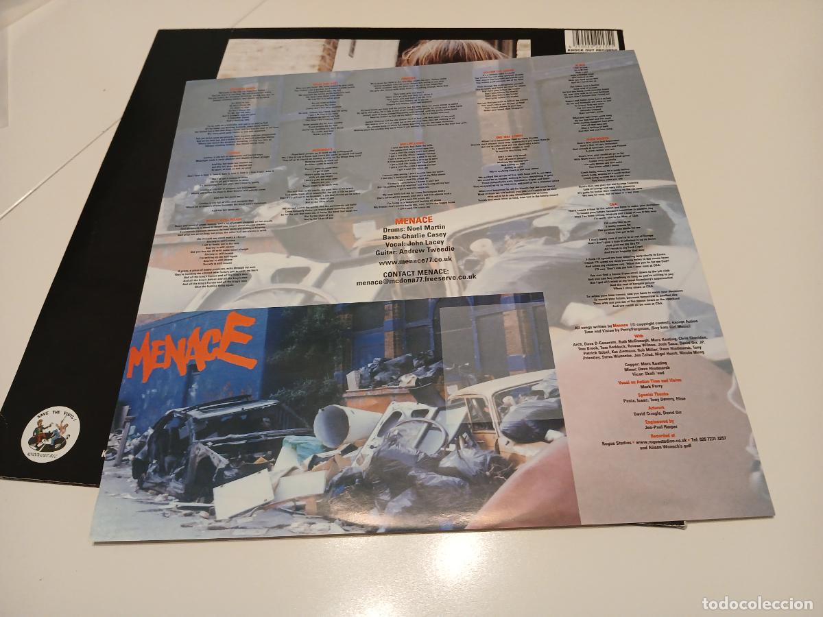 Discos de vinilo: Menace &ndash; Crisis- (2001) LP disco vinilo - Foto 6