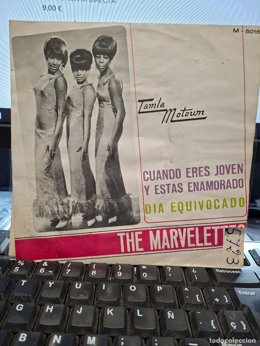 Discos de vinilo: THE MARVELETTES - WHEN YOU'RE YOUNG AND IN LOVE - SINGLE DE VINILO - C-67