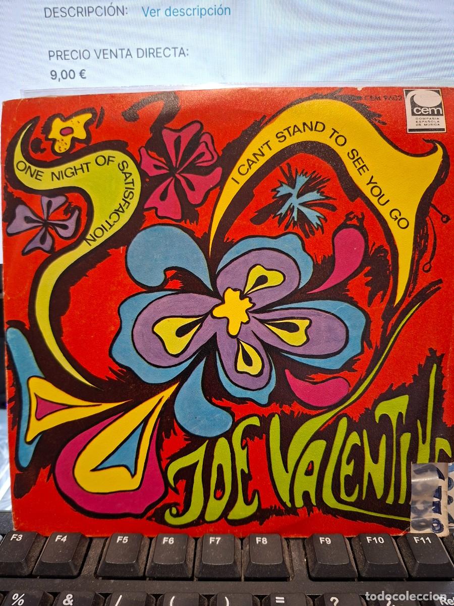 Discos de vinilo: JOE VALENTINE - ONE NIGHT OF SATISFACTION - SINGLE DE VINILO - C-67
