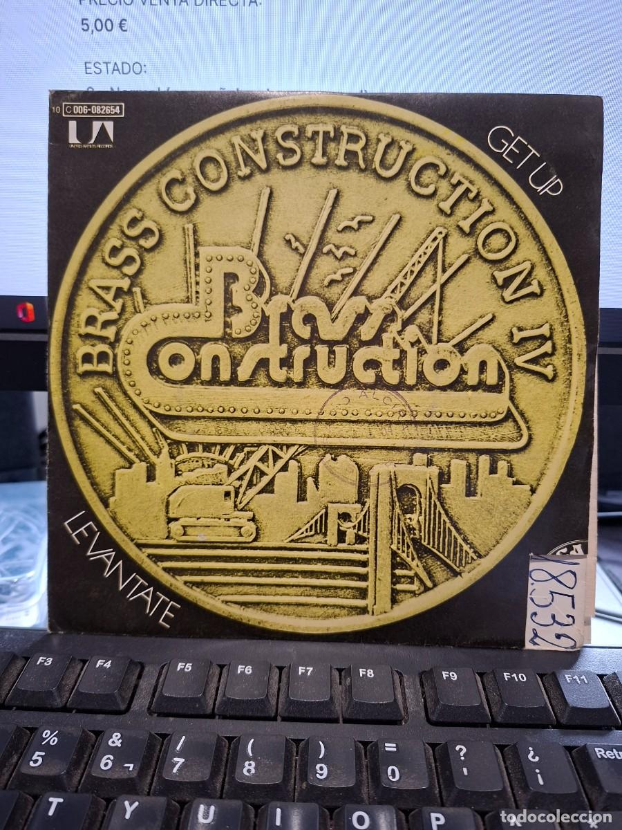 Discos de vinilo: BRASS CONSTRUCTION - GET UP - SINGLE DE VINILO - C-67 - Foto 1