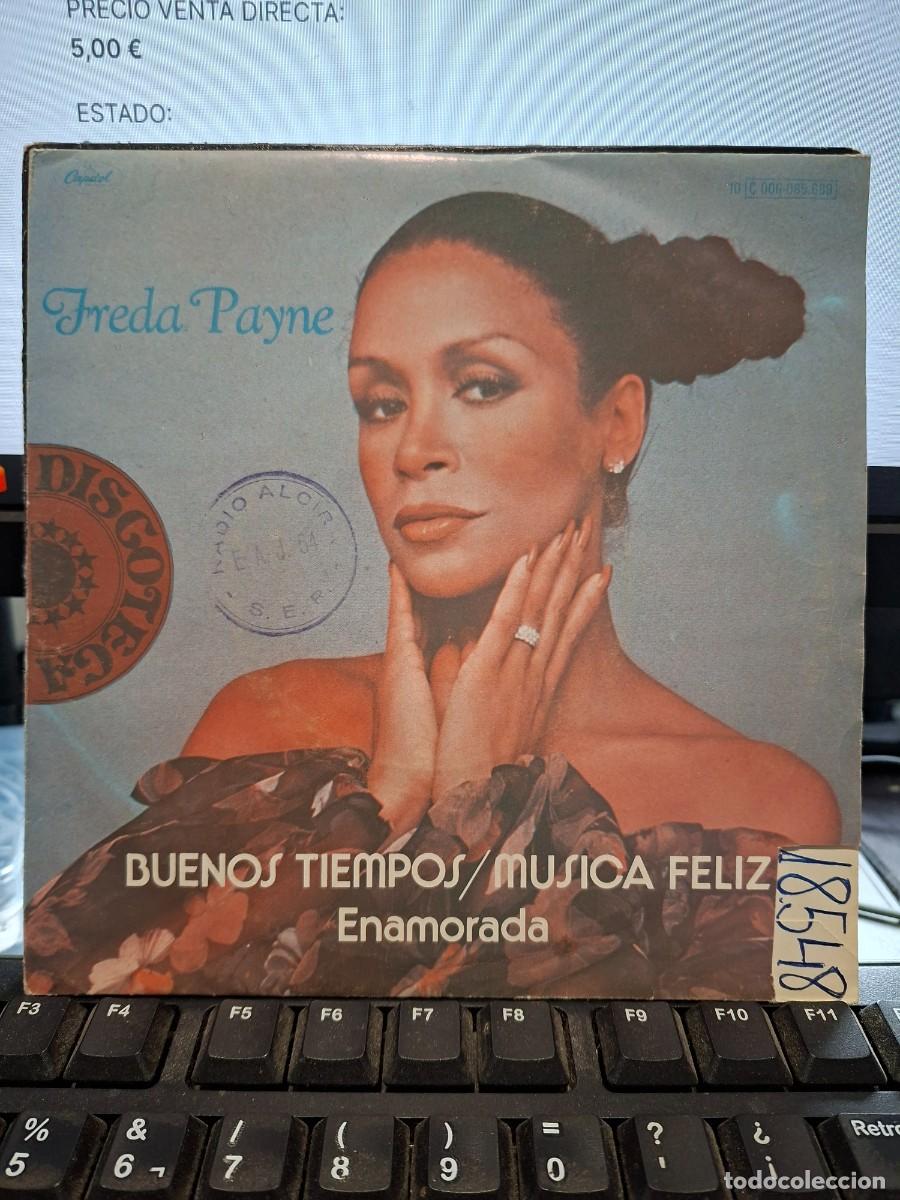 Discos de vinilo: FREDA PAYNE - HAPPY DAYS AND HERE AGAIN - SINGLE DE VINILO - C-67