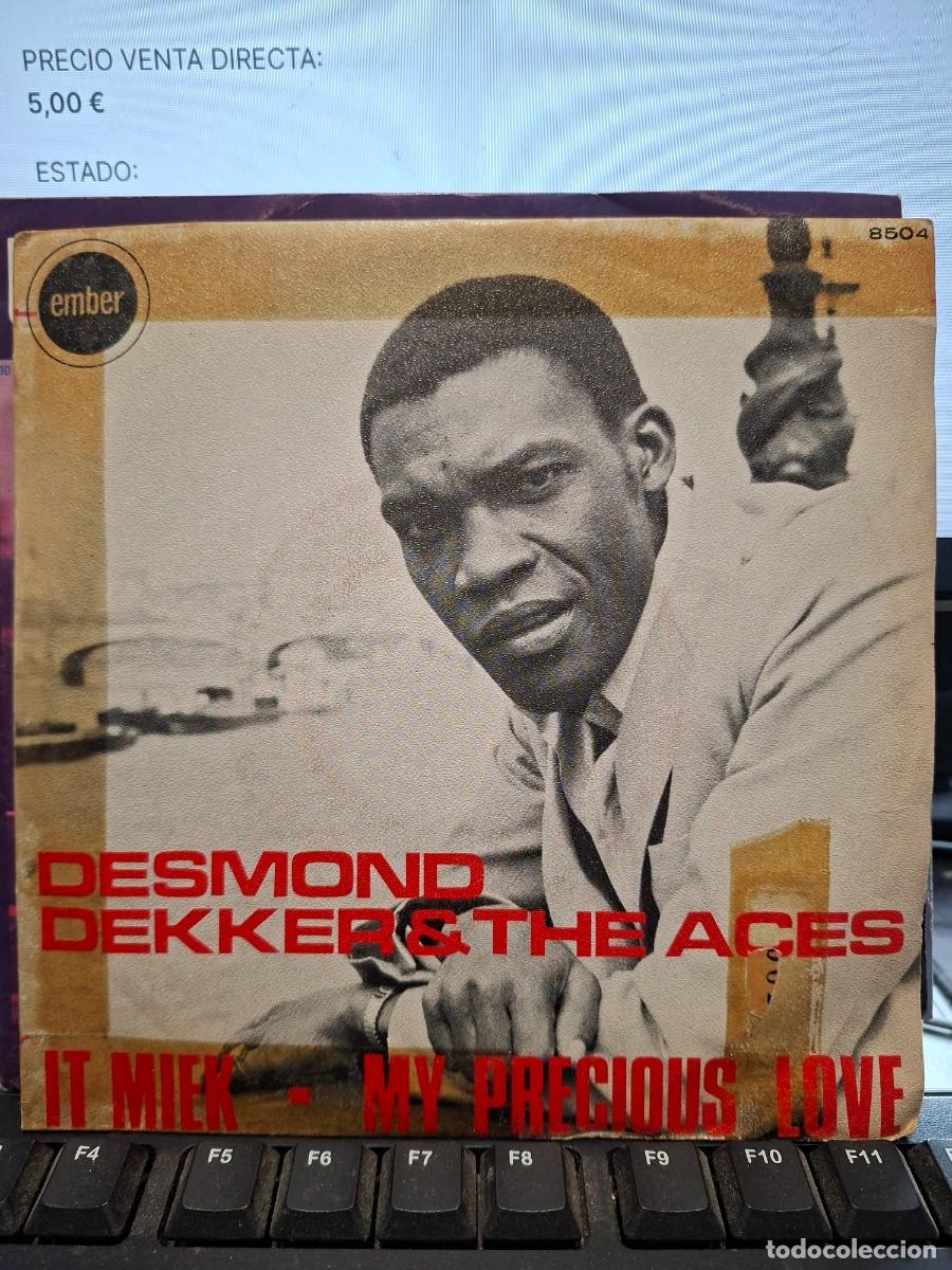 Discos de vinilo: DESMOND DEKKER & THE ACES - IT MIEK / MY PRECIOUS LOVE - SINGLE DE VINILO REGGAE 1969 - C-67