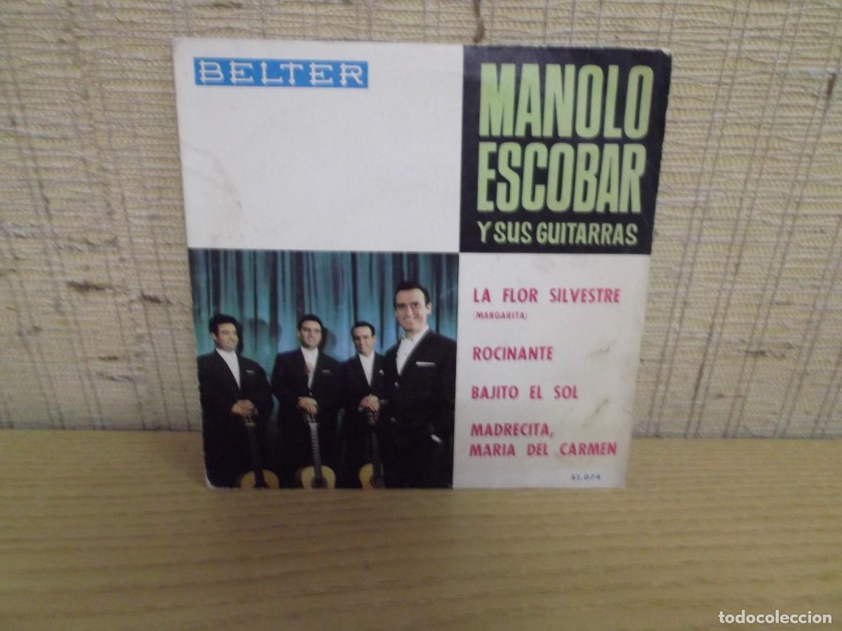 Discos de vinilo: Manolo Escobar y sus guitarras.Disco de vinilo de 7&rdquo;.Belter A&ntilde;o 1964