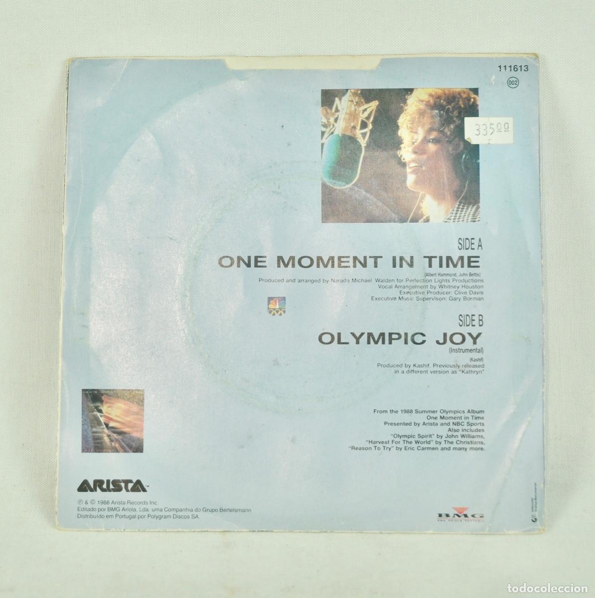 Discos de vinilo: Whitney Houston - One Moment in time - Foto 2