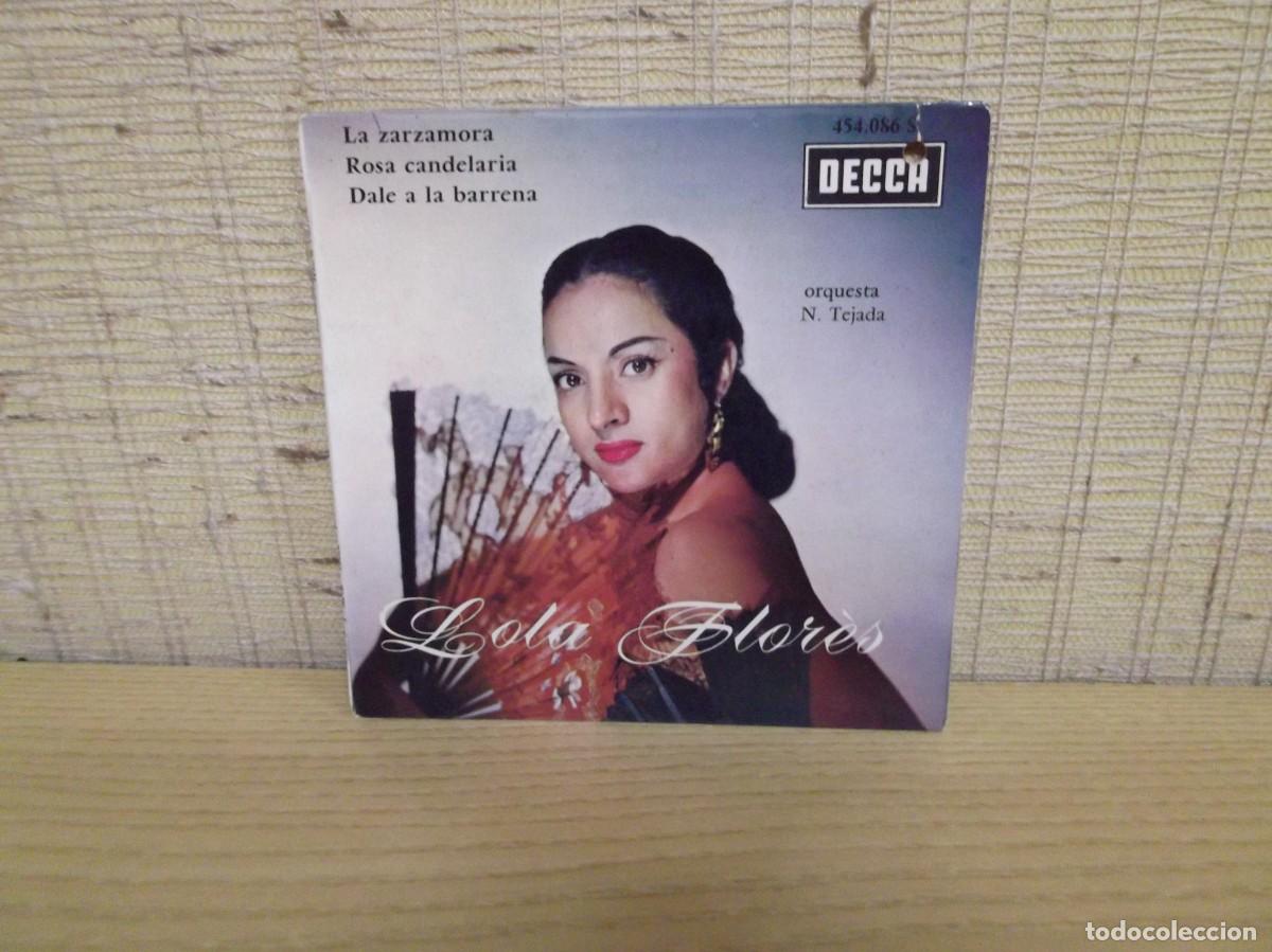Discos de vinilo: Lola Flores orquesta N.Tejada.Vinilo de 7&rdquo; Decca 1962