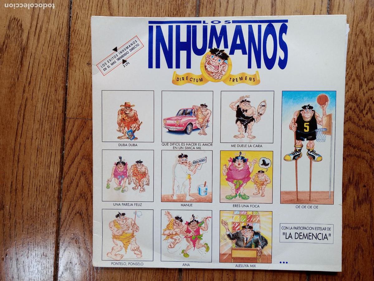 Discos de vinilo: Los Inhumanos - directum tremens - Foto 1