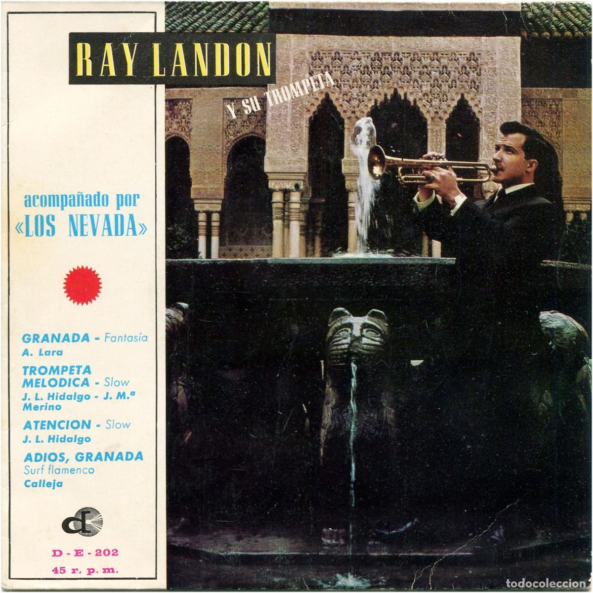 Discos de vinilo: Ray Landon y su Trompeta acompa&ntilde;ado por Los Nevada - Granada - EP Spain 1968 - Edelton DE202 - EX/VG