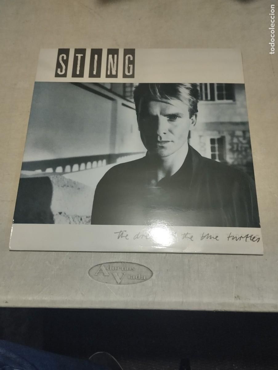 Discos de vinilo: STING LP THE DREAM OF THE BLUE TURTLES ESP.1985 ENCARTE INSERT LETRAS
