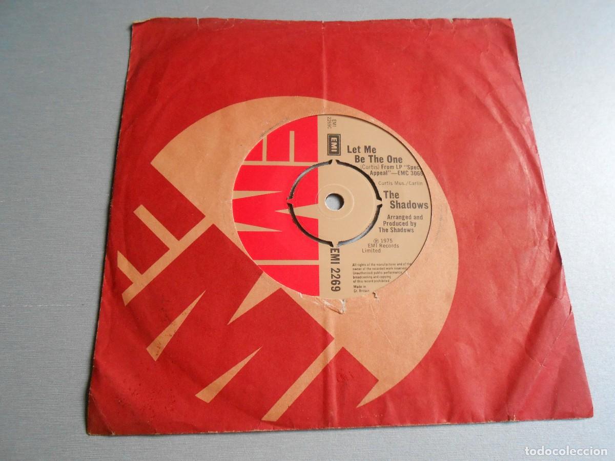 Discos de vinilo: SHADOWS, THE, SG, LET ME BE THE ONE + 1, A&Ntilde;O 1975, EMI 2269 SIN PORTADA, GT. BRITAIN