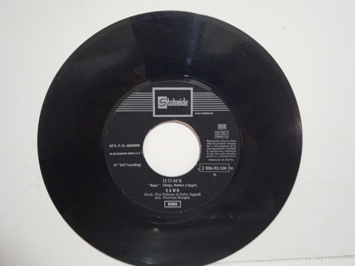 Discos de vinilo: Dawn - Knock Three Times / Home - Single - 1971 - Foto 5