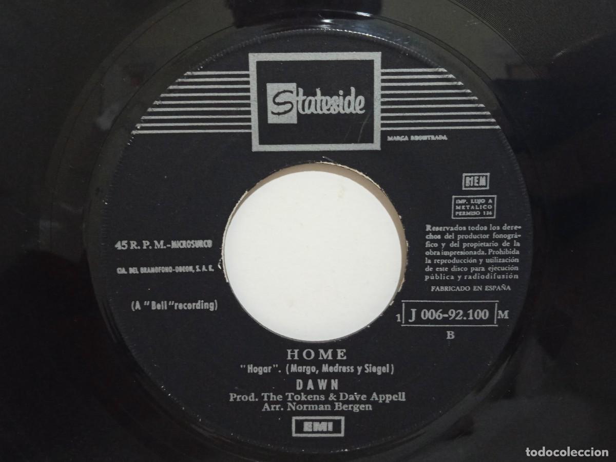 Discos de vinilo: Dawn - Knock Three Times / Home - Single - 1971 - Foto 6