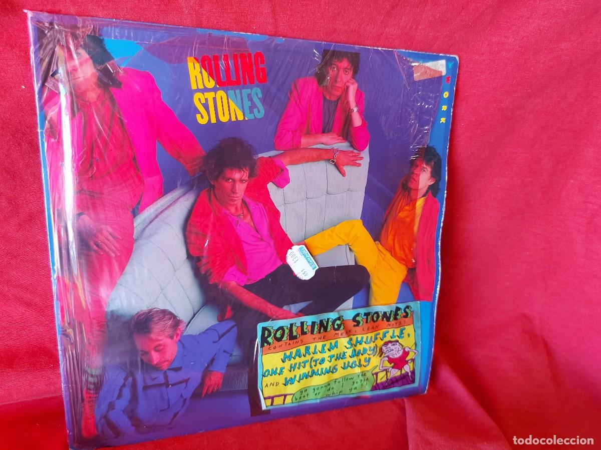 Discos de vinilo: LP ROLLING STONES DIRTY WORK 1986 ( PEDIDOS MINIMOS 10 &euro; ) , CAJA N.&ordm; 2 - LP
