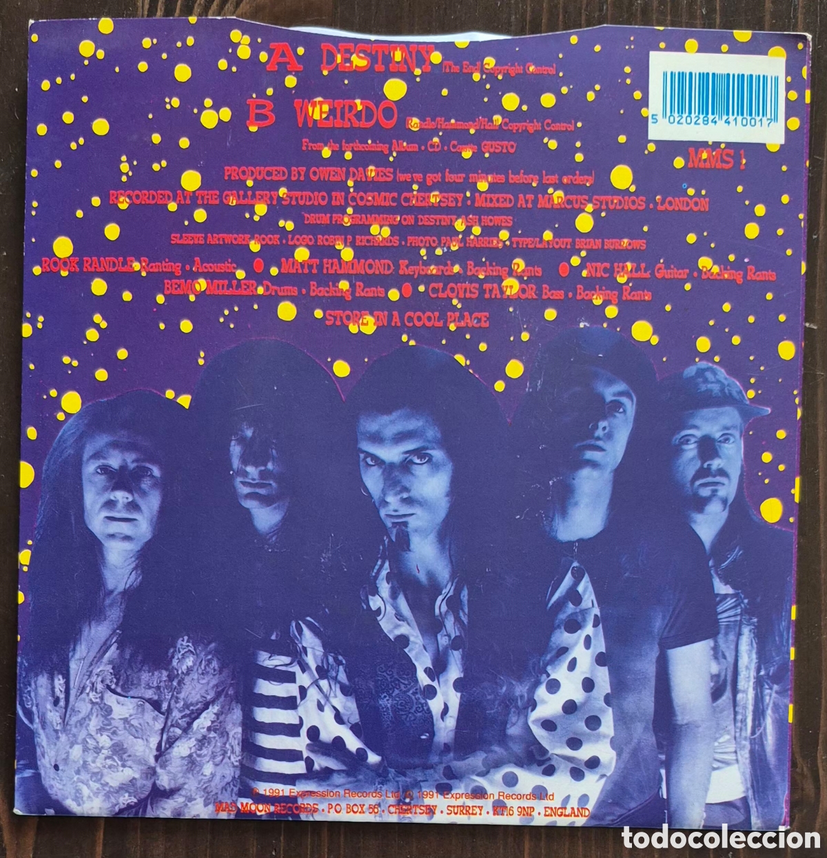Discos de vinilo: SINGLE - THE END - DESTINY - 1991 INGLATERRA - Foto 2