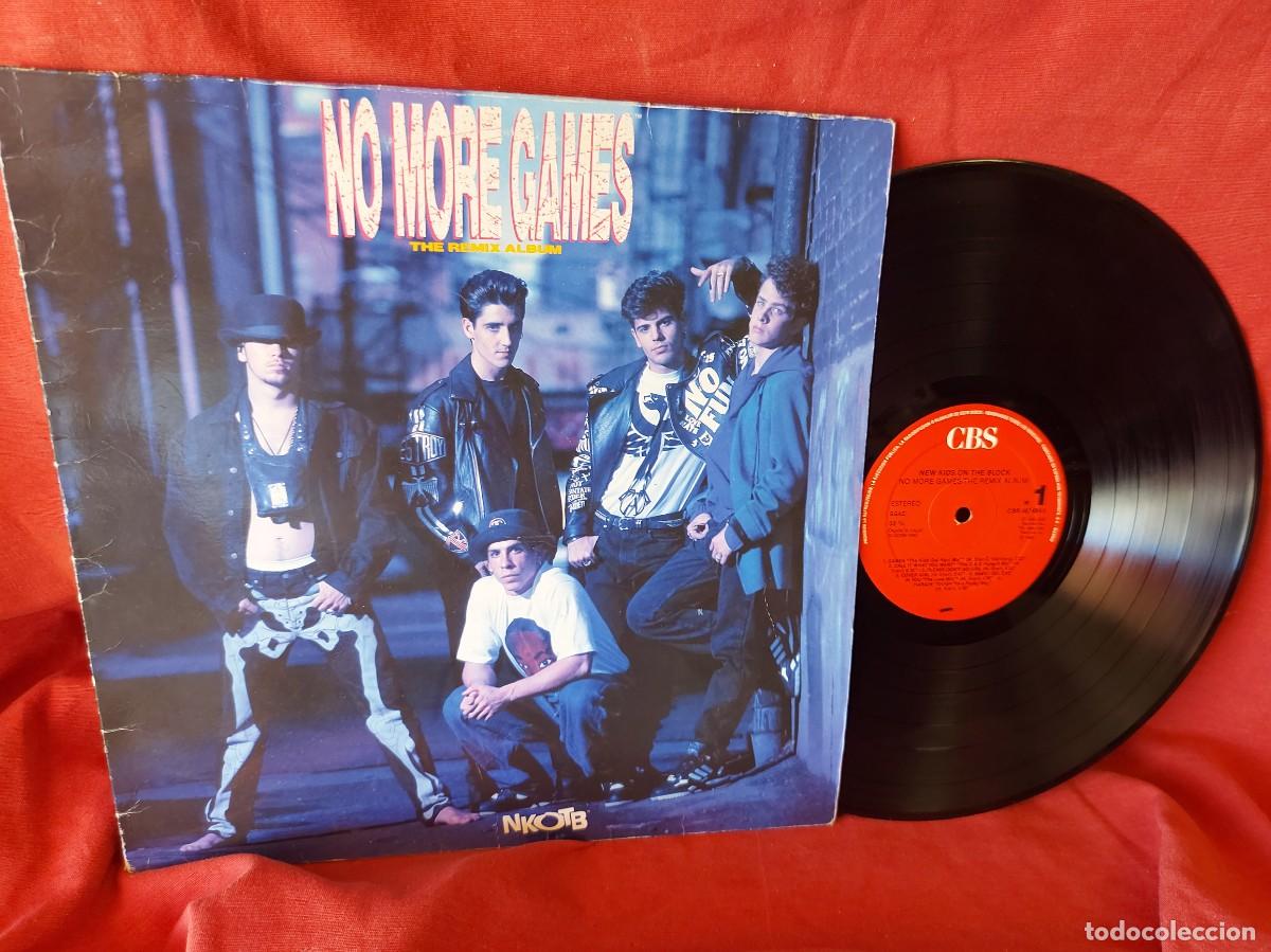 Discos de vinilo: LP NEW KIDS ON THE BLOCK NKOTB NO MORE GAMES 1990 ( PEDIDOS MINIMOS 10 &euro; ) , CAJA N.&ordm; 2 - LP
