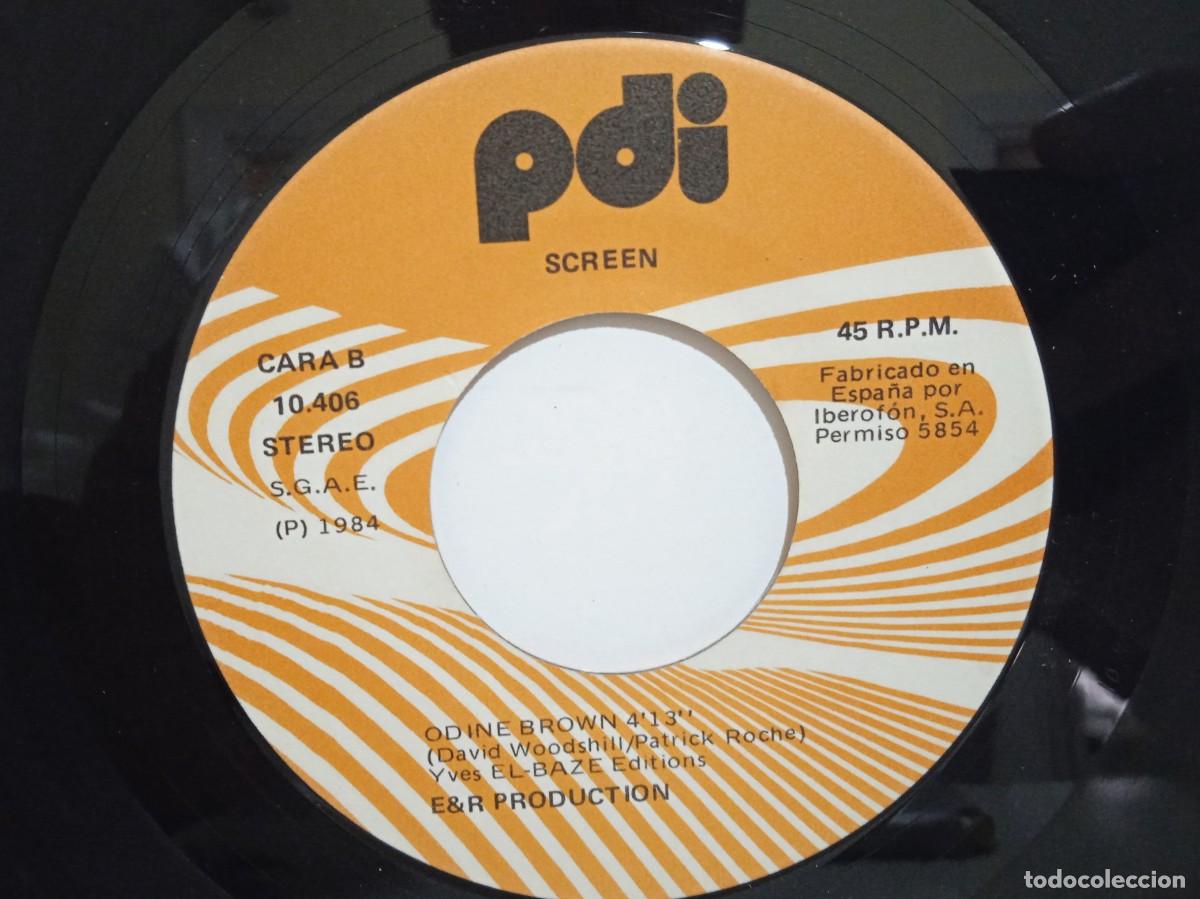 Discos de vinilo: Screen - He Knows / Odine Brown - Single - 1984 - Foto 6