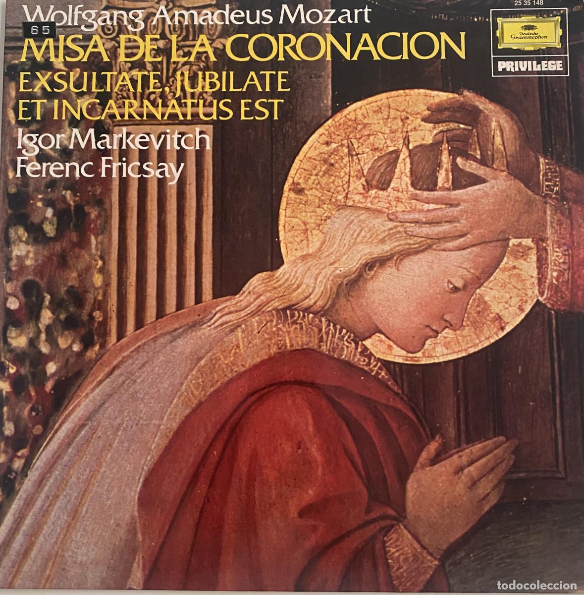 Discos de vinilo: LOTE MOZART - 3 LPS + 1 DOBLE LP - MISA CORONACION-KRONUNGSMESSE-REQUIEM-MOZART MANIA - VER FOTOS