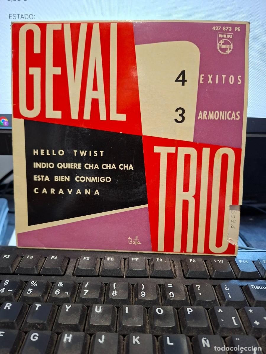 Discos de vinilo: GEVAL TRIO CON EL CONJUNTO LOS DIABLOS - HELLO TWIST - EP DE VINILO - C-46