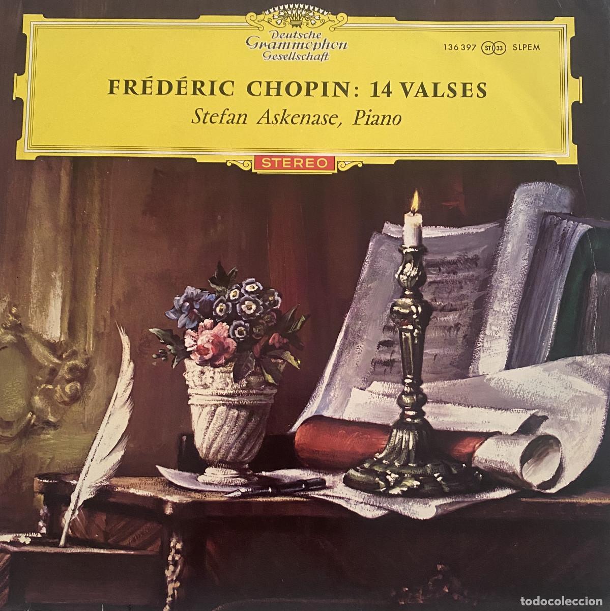 Discos de vinilo: LOTE CHOPIN - 3 DISCOS LP - 14 VALSES - KLAVIERKONZERT NR.2 - 20 NOCTURNES - DEUTSCHE GRAMMOPHON