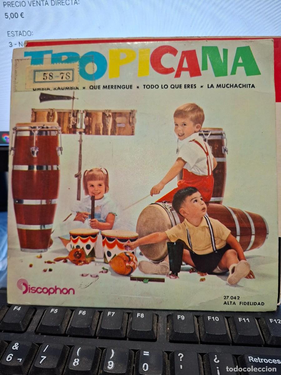 Discos de vinilo: JUAN CHEDA CON LA ORQUESTA TROPICANA - UMBIA KAUMBIA - EP DE VINILO - C-46