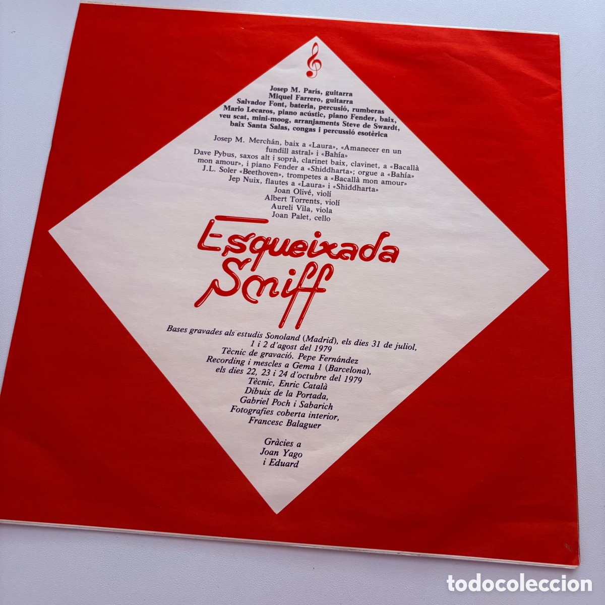 Discos de vinilo: lp Esqueixada Sniff &lrm;&ndash; Ocells de 1979 - Foto 4