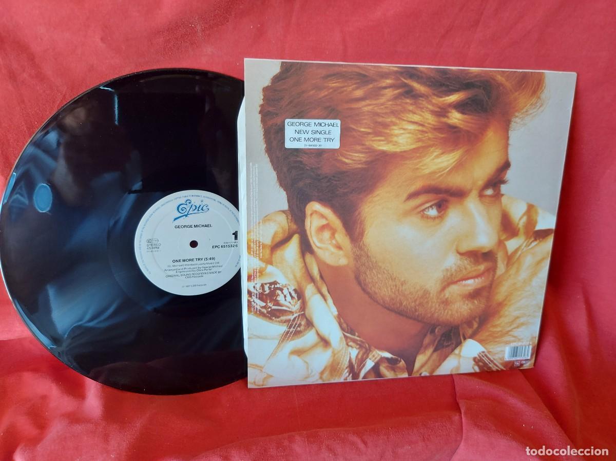 Discos de vinilo: MAXI SINGLE , GEORGE MICHAEL ONE MORE TRY 1988 ,( PEDIDOS MINIMOS 10 &euro; ) , CAJA N.&ordm; 2 - LP
